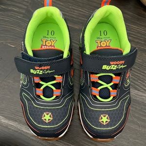 Toddler Toy Story 2 Light Up Shoes Size 10 Excellent Condition